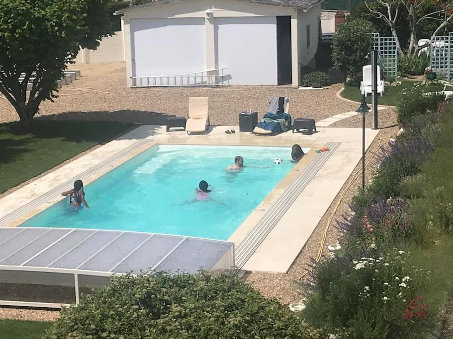 Gite Chalet-Piscine "Belle-Etoile" Touraine Anjou Courcelles-de-Touraine Εξωτερικό φωτογραφία