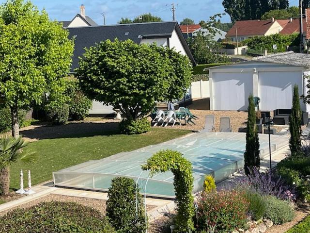 Gite Chalet-Piscine "Belle-Etoile" Touraine Anjou Courcelles-de-Touraine Εξωτερικό φωτογραφία